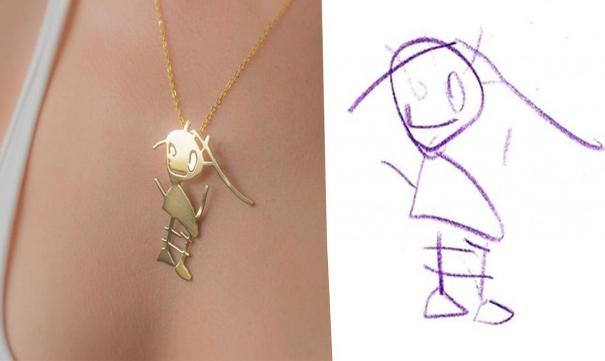 These Artists Will Transform Your Kid’s Drawings Into Beautiful Pieces Of Jewelry