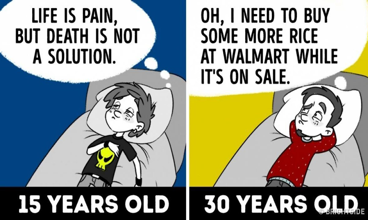 How Life Changes As We Grow Up In 11 Funny Illustrations