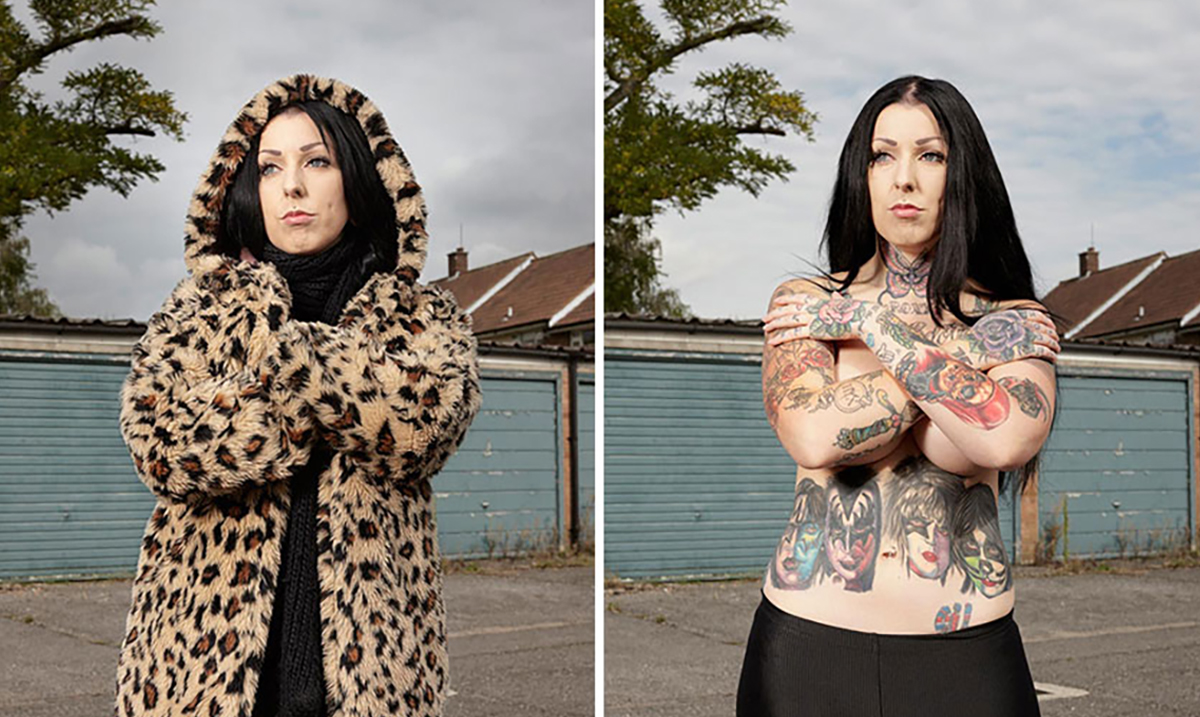 Clothed Vs. Unclothed: Tattooed People