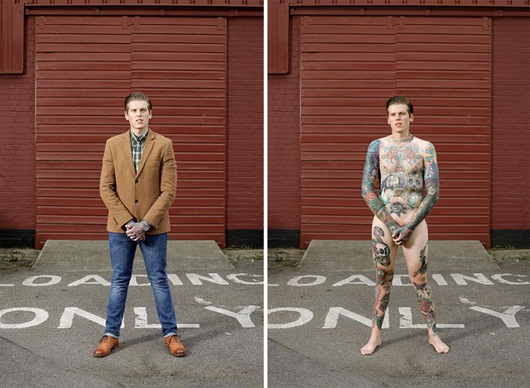 Clothed Vs. Unclothed: Tattooed People – Evolve Me