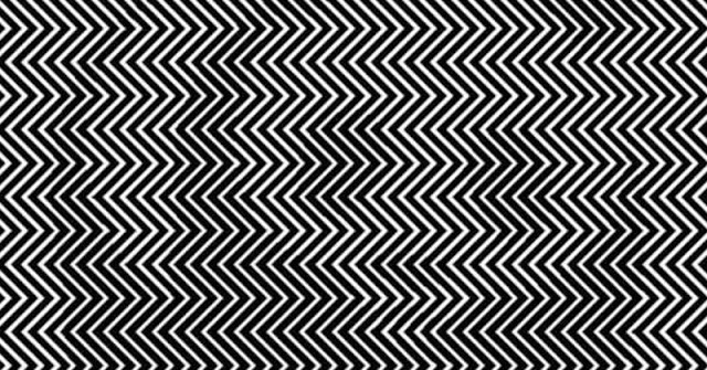 seeing zigzag lines